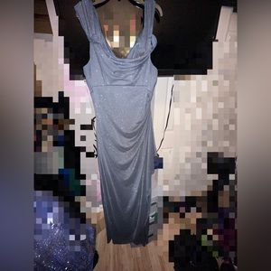 Grey sparkly dress